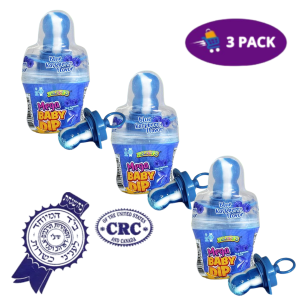 Zazers Mega Baby Dip Loly & Sour Candy Powder Blue Raspberry Flavor (1.4 Oz) 3X$4.50