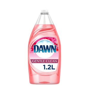 Dawn Lavatrastes Gentle Clean, Aroma de granada y agua de rosas, 1.2 L