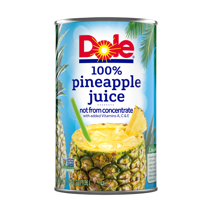 038000635304 (3) Dole 100% Jugo De Piña (1.36 L) - Imagen 1