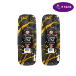 Party World Marble Design Gold Platos Desechables  (17.5 In, 4 Piezas)  2 x $5.00