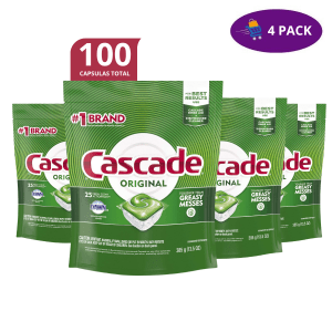 Cascade Original Lavavajillas Aroma Fresco (3g) 4 x $26.00