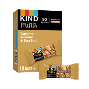 Kind Minis Caramel Almond Sea Salt (10 Bars - 0.7 Oz)
