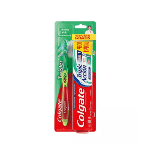 Colgate Cepillo Dental Twister + Pasta Triple Acción 75 mL