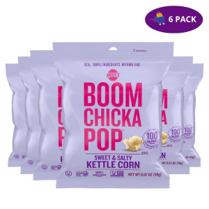 Angie's Boomchickapop Sweet & Salty Kettle Corn Popcorn(1.1 Oz)  6 x $5.52