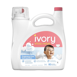Ivory Snow Baby Laundry Detergent LiquidFragrance Free  (80 Loads - 3.4 L)
