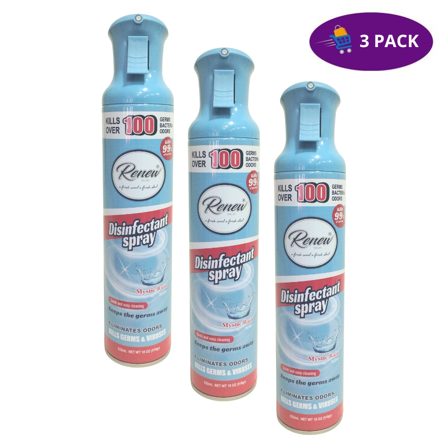 10 Renew Desinfectante en Spray Mystic Rain Scent (532 ml) 3 x $12.00 - Imagen 1