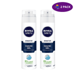 Nivea for Men Sensitive Shaving Gel (200 ml) 2 x $10.00