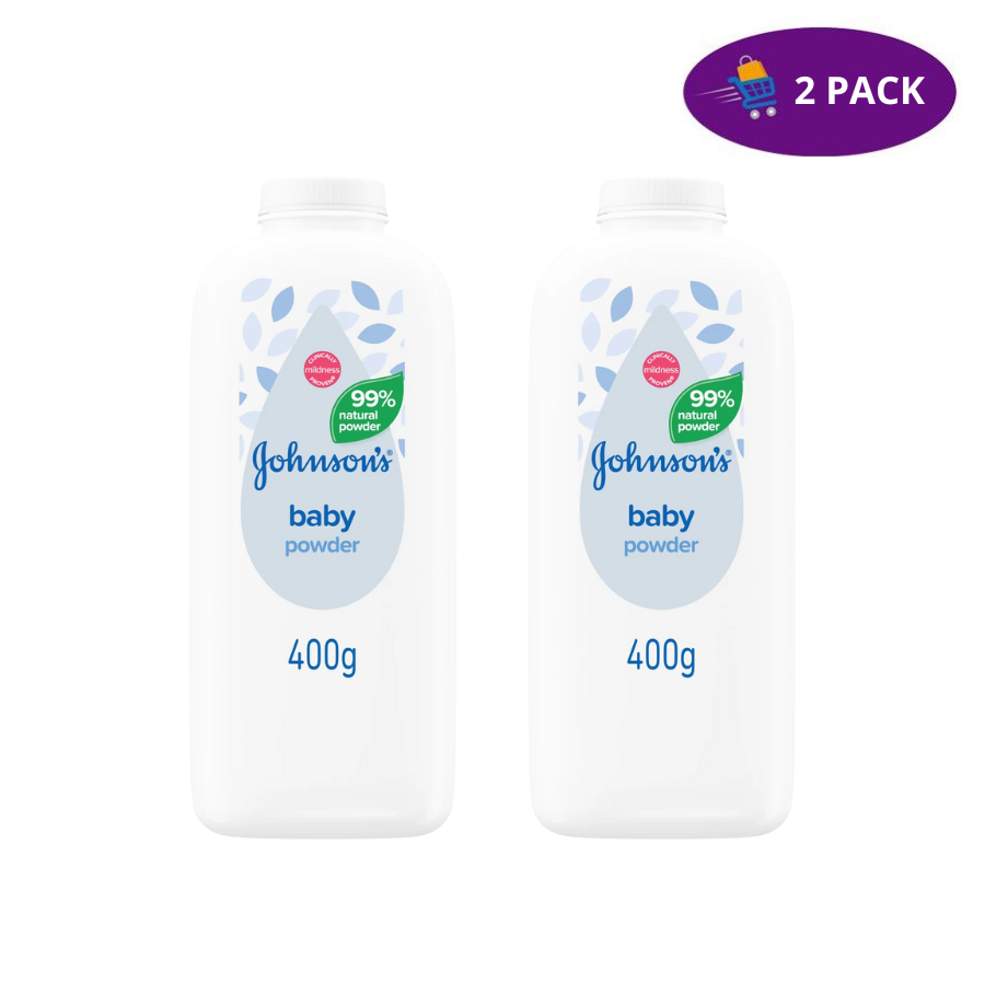 4 Johnsons Baby Powder Natural (400 Ml) 2 x $10.00 - Imagen 1