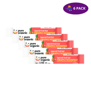 Pure Organic Layered Fruit Bars, Pineapple Passionfruit, (0.63 Oz) 6 x $6.00
