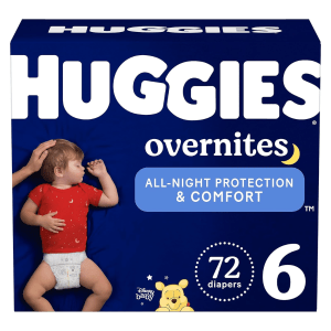 Pañales Overnites Huggies Talla 6, 72 Piezas