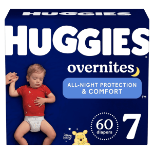 Pañales Overnites Huggies Talla 7, 60 Piezas