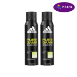 Adidas Pure Game Desodorante Spray (150 ml) 2 x $8.00