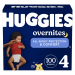 Pañales Overnites Huggies Talla 4, 100 Piezas