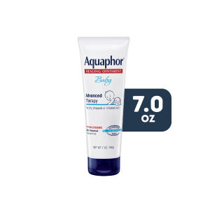 Aquaphor Baby Healing Ointment Dry Skin and Diaper Rash Ointment (7 Oz)