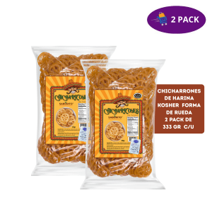 Saborito Chicharrones de Harina Kosher Forma De Rueda (2 Pack - 333 Gr C/U) 2 x $7.00