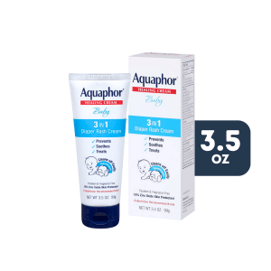 Aquaphor Baby 3-in-1 Diaper Rash Relief Cream (3.5 Oz)