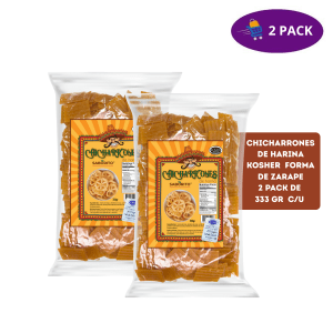 Saborito Chicharrones de Harina Kosher Forma de Zarape (2 Pack - 333 Gr C/U) 2 x $7.00