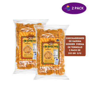 Saborito Chicharrones de Harina Kosher Forma De Tornillo (2 Pack - 333 Gr C/U) 2 x $7.00