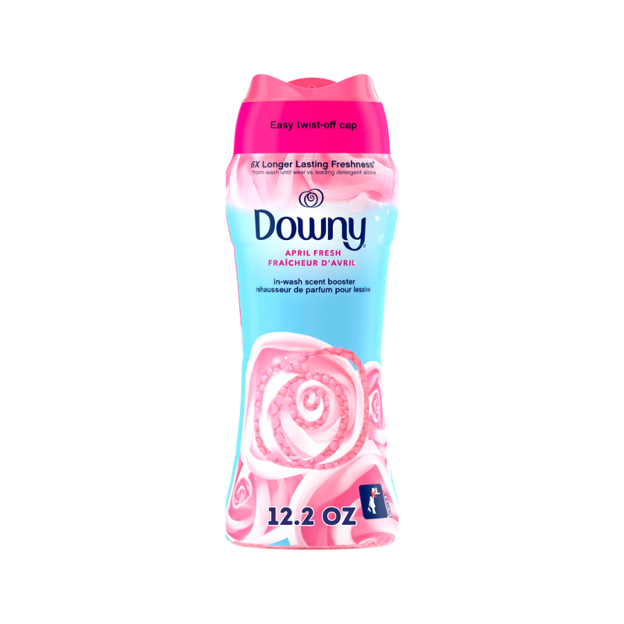 9 Downy In-Wash Laundry Scent Booster Beads, April Fresh (12.2 Oz) - Imagen 1