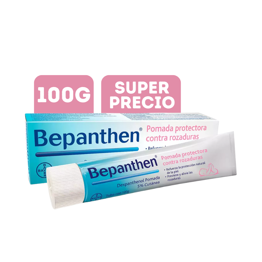 Agregar un subtítulo Bepanthen Pomada Contra Rozaduras 100g - Imagen 1