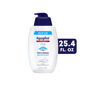 Aquaphor Unscented Baby Wash and Shampoo (25.4 Oz)