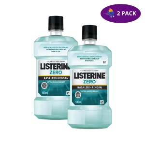 Listerine Zero Mouthwash (500ml) 2 x $11.00