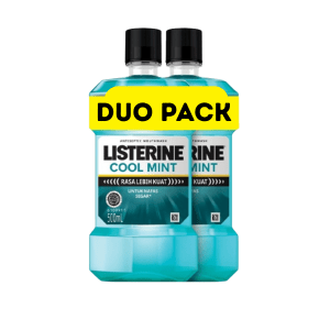 Listerine Cool Mint Mouthwash Twinpack  (500ml)