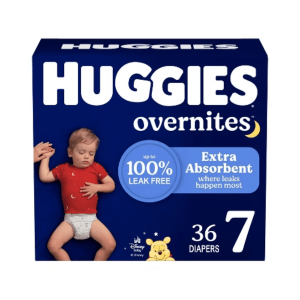 Pañales Overnites Huggies Talla 7, 36 Piezas