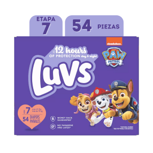 Pañales Luvs Paw Patrol (41 Lb -54 Piezas) Etapa 7