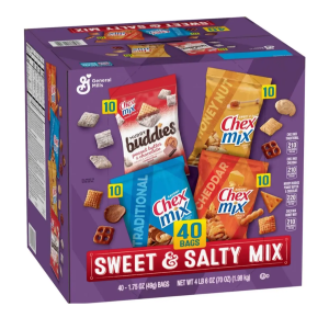 Sweet and Salty Snack Variety Pack, 1.75 oz, 40 ct.