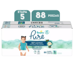 Pañales  Pampers Baby Diapers Pure Protection (88 Piezas) Etapa 5