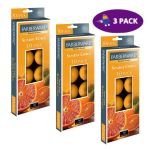 Velas Aromaticas Farberware Tealight Candle Sunrise Citrus(3 Pack) $4.00