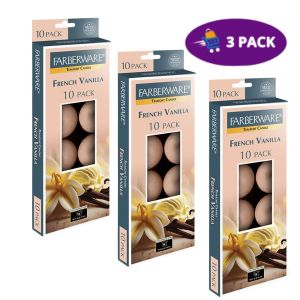 Velas Aromaticas Farberware Tealight Candle French vanilla (3 Pack) $4.00