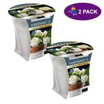 Velas Aromaticas Farberware Tealight Candle White Gardenia 3oz (2 Pack) $3.00