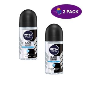 Nivea Black & White Invisible Fresh Roll On (50ml) 2 x $6.00