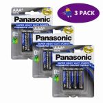 Baterias Panasonic AAA4 (3 Pack) 3x4.50