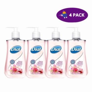 Dial Jabón líquido de manos con humectantes de flor de cerezo y almendra(7.5oz) 4x$10.00