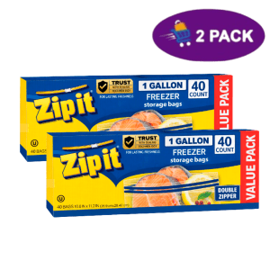 Zip It Freezer Storage Bags (40 Bolsas) 2x $6.50