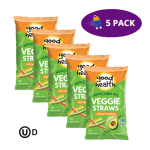 Veggie Straws Agged White Cheddar 5x$5.00 (28gramos)