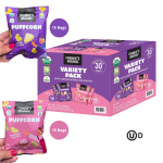 Frankie's Organic Puffcorn Variety Pack 0.42 oz (30 Bolsas)$25.00
