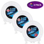 Platos Desechables Party World Cristal Clear (10 In, 8 Piezas) 3x$8.50