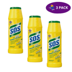 SOS Powder Cleanser With Bleach Lemon (21 OZ) 3x$5.50