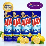 Ajax Limpiador En Polvo Con Blanqueador Lemon Scent21 OZ. 4 x $10.00