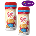 Nestle Coffee mate Original Fat Free Coffee Creamer (16 oz) 2x$8.50