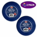 Platos Desechables SPIRALS PATTERN WITH SILVER RIM 16oz Azul (8unidades) 2x$4.50