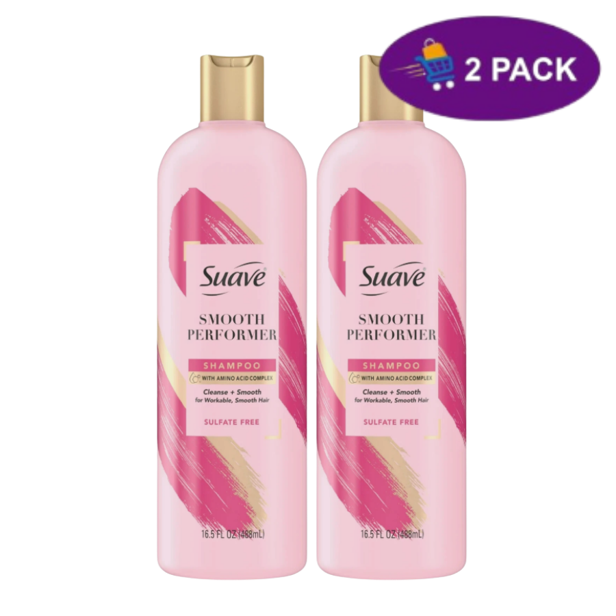 9839 Shampoo Suave Smooth Performer (488 ml) 2x$5.50 - Imagen 1