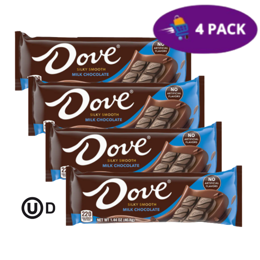 9842 Dove Candy Milk Chocolate Bar Full Size (1.44 oz) 4x$7.00 - Imagen 1