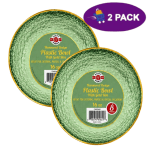 Platos Desechables HAMMERED DESIGN PLASTIC BOWL 16oz Verde (8unidades) 2x$4.50