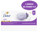 Dove Relaxing Lavender & Chamomile Oil barra ( 6 Barras -106g) $10.00