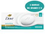 Dove Sensitive Skin barra ( 6 Barras -106g) $10.00